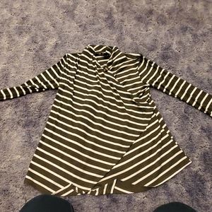 One button flowy sweater